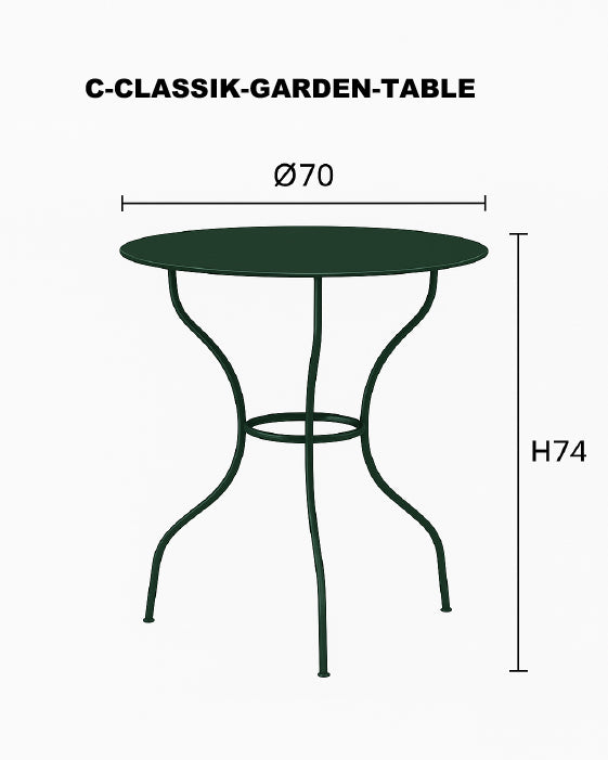 DEPOSITUM -FORUDBESTILLING-C- CLASSIK GARDEN TABLE-Lerkenfeldt Handcrafted – Garden Table Collection 2026
